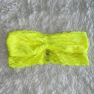 Fluorescent Yellow Aerie Lace Bandeau